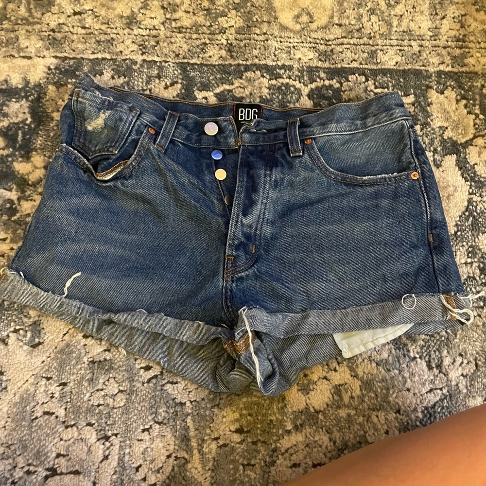 BDG high waisted jean shorts